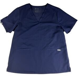 Figs Technical Collection Navy Scrub Top - Women's XL